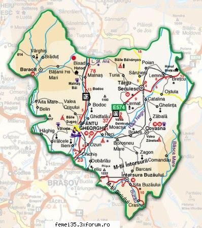 harti rutiere..! covasna..!