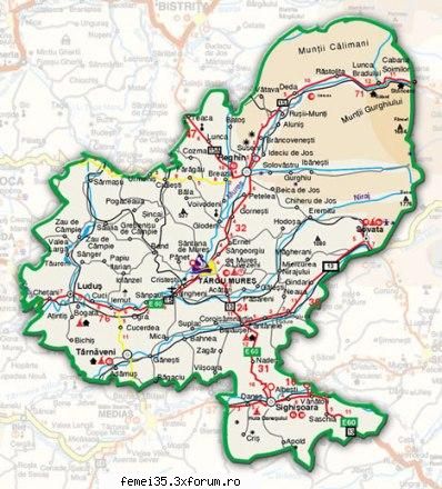 harti rutiere..! mures..!